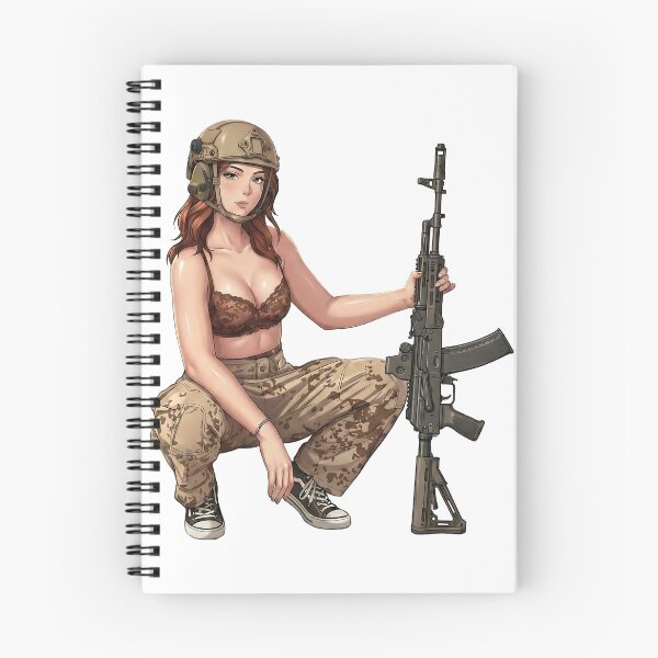 Aperçu de l'œuvre Fille AK créée et vendue par RAWLIFEGRAPHIC.