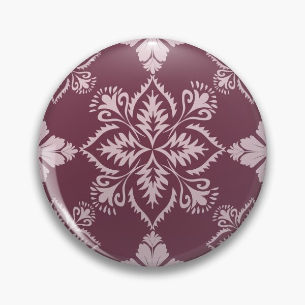 Item preview, Elegant Burgundy and Pink Damask Floral Ornament Background designed and sold by AdesignbyG.