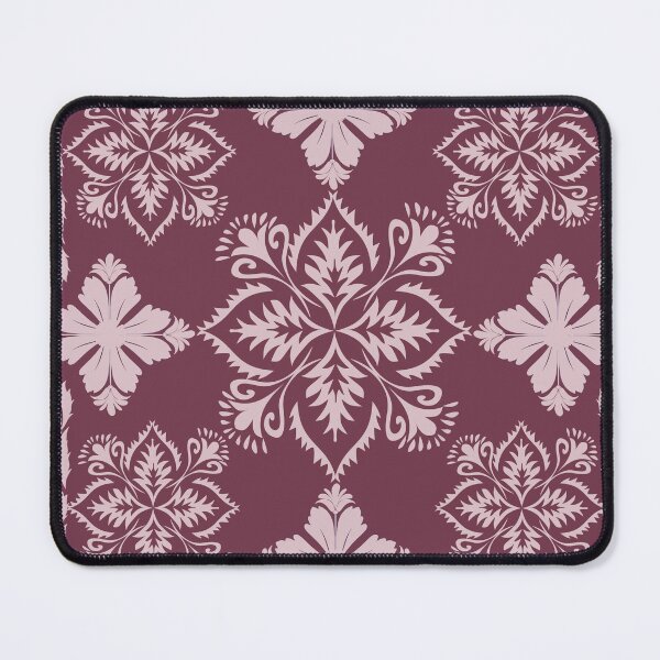 Item preview, Elegant Burgundy and Pink Damask Floral Ornament Background designed and sold by AdesignbyG.