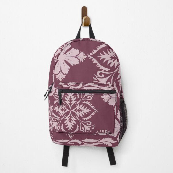 Item preview, Elegant Burgundy and Pink Damask Floral Ornament Background designed and sold by AdesignbyG.