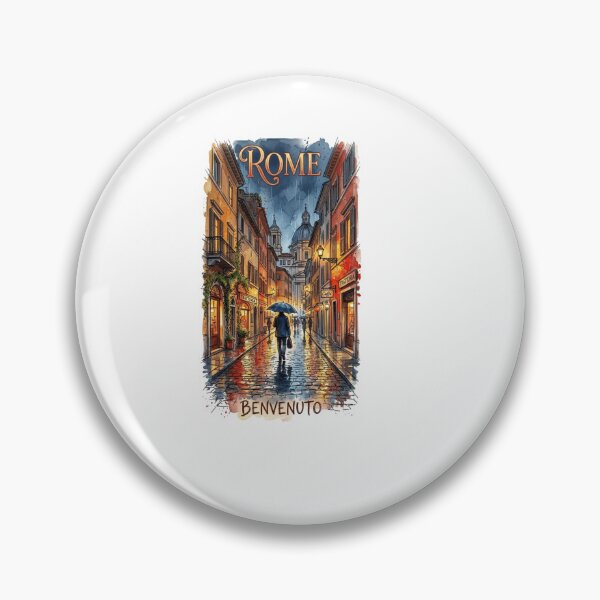 Item preview, Rome Rain Street Sticker Souvenir designed and sold by Imaginarium of Chaos falcon88 .