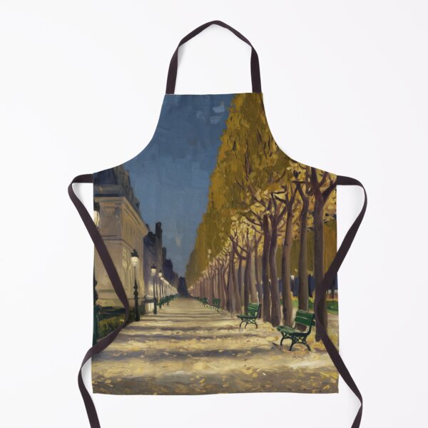 Item preview, Paris Night Avenue | Golden Trees and Evening Lights. Art By Carraann. designed and sold by CARRAANN.