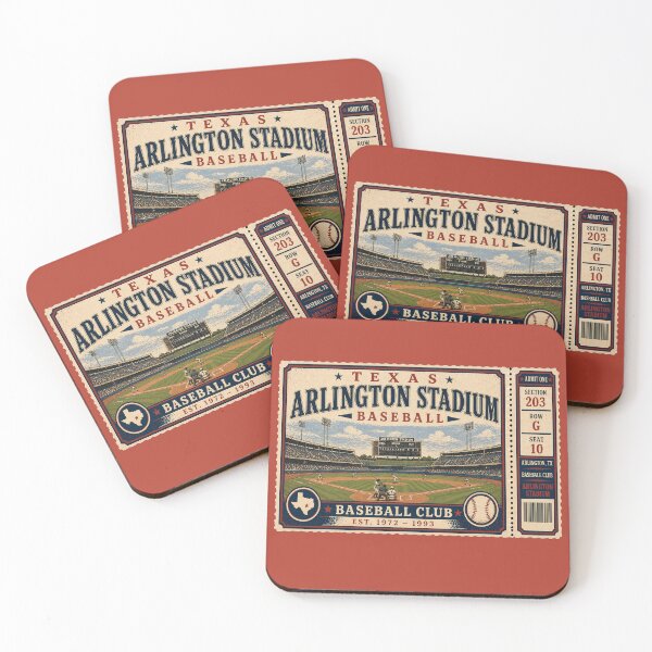 Item preview, Texas Baseball Vintage Ticket Stub Arlington Stadium Retro Classic Ballpark Design designed and sold by GhostDawgs.