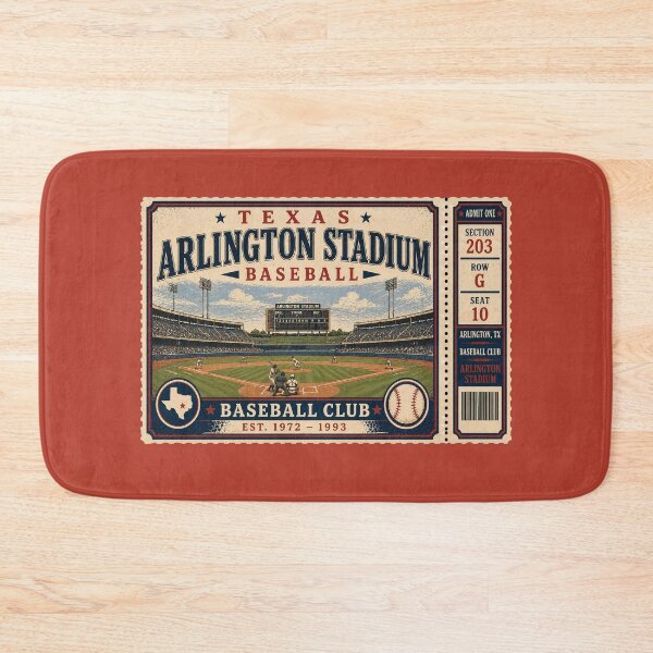 Item preview, Texas Baseball Vintage Ticket Stub Arlington Stadium Retro Classic Ballpark Design designed and sold by GhostDawgs.