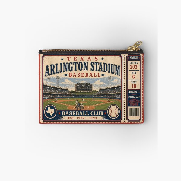 Item preview, Texas Baseball Vintage Ticket Stub Arlington Stadium Retro Classic Ballpark Design designed and sold by GhostDawgs.
