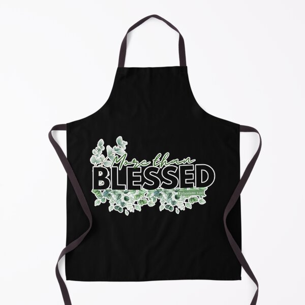 Item preview, More Than Blessed Christian Shirt – Ephesians 3:20 Faith Tee with Minimalist Greenery Design designed and sold by ArtsBorn2Create.