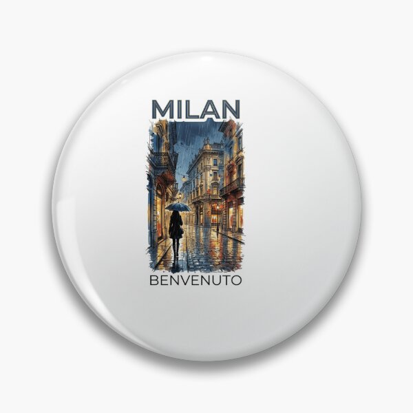 Item preview, Milan Rain City Sticker Souvenir designed and sold by Imaginarium of Chaos falcon88 .