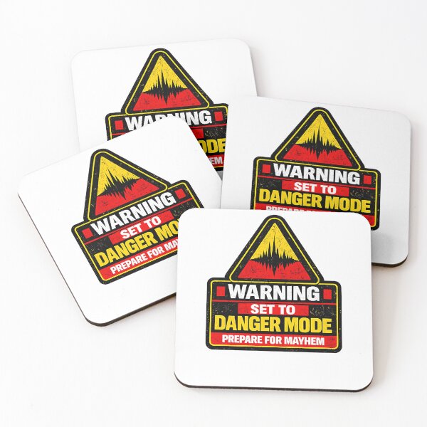 Item preview, Warning Set to Danger Mode Rave designed and sold by  ZenRave Designs.