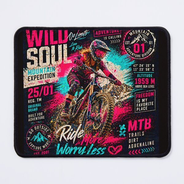 Item preview, Wild Soul MTB – Ride More Worry Less designed and sold by Fextreme.