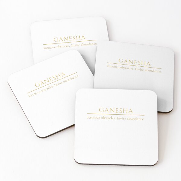 Item preview, Ganesha Minimal Typography – Gold letters designed and sold by Ishiki-D.