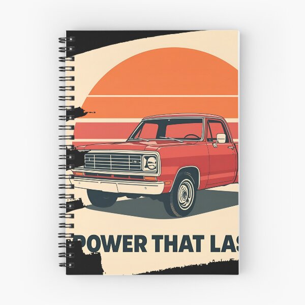 Aperçu de l'œuvre Un pick-up Dodge D100 de 1972, encadré par un coucher de soleil rétro et nostalgique (21). créée et vendue par Neon G.