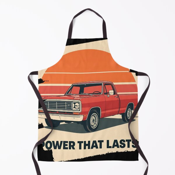 Item preview, Dodg D100 1972 pickup framed by a retro sunset nostalgic background 21 designed and sold by Neon G.