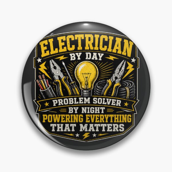 Item preview, Electrician By Day Problem Solver By Night Shirt designed and sold by Drip5.