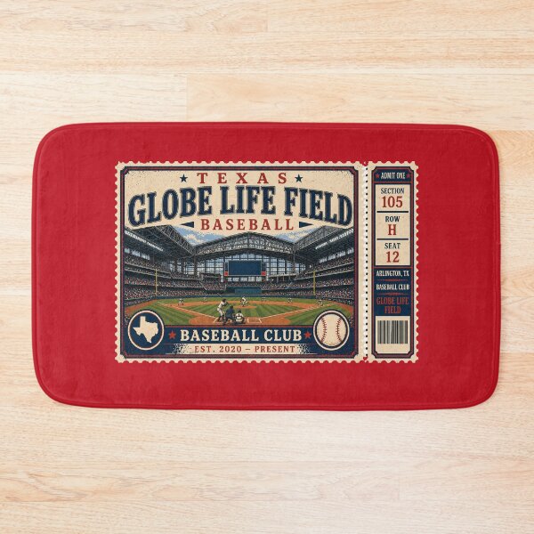 Item preview, Texas Baseball Vintage Ticket Stub Globe Life Field Retro Stadium Design designed and sold by GhostDawgs.