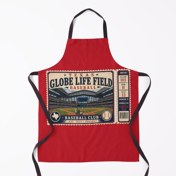 Item preview, Texas Baseball Vintage Ticket Stub Globe Life Field Retro Stadium Design designed and sold by GhostDawgs.