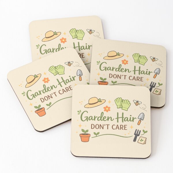 Item preview, Garden Hair Don’t Care – Cute Gardening Lover Design designed and sold by blankTeeShirt.