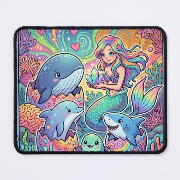 Item preview, The underwater world of mermaids designed and sold by PP&RAINBOW SHOP.