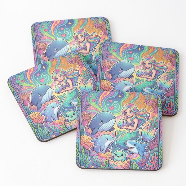 Item preview, The underwater world of mermaids designed and sold by PP&RAINBOW SHOP.