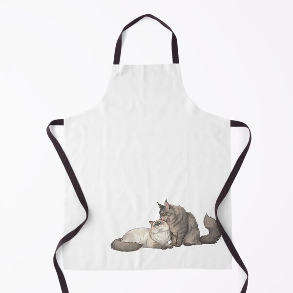 Item preview, Soulmate Cats Series #02 – Grooming Moment – Cozy Cat Illustration designed and sold by Quiet Joy Studio.