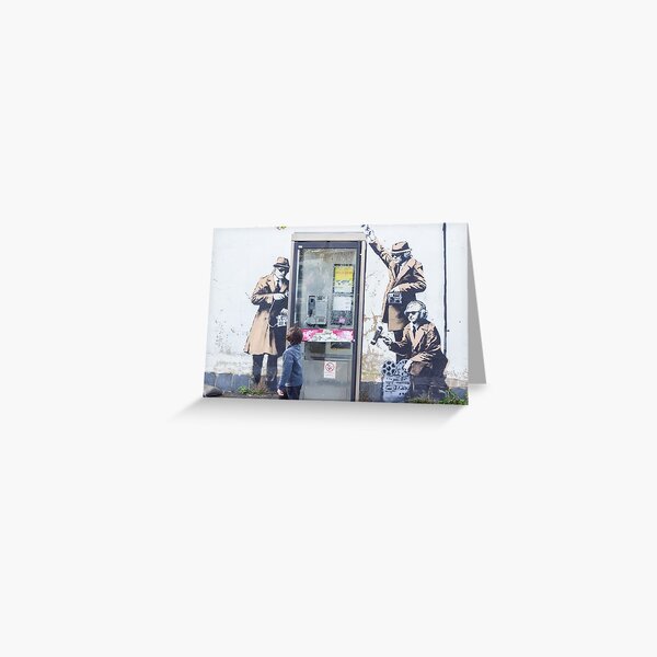 Banksy Street Art Greeting Card