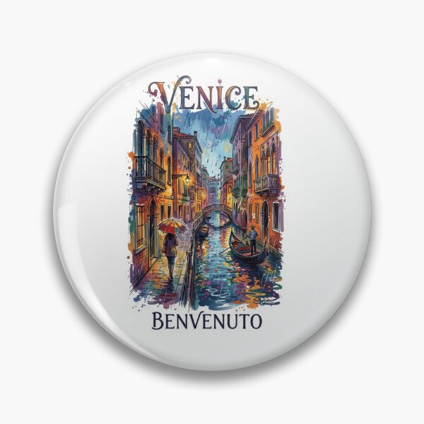 Item preview, Venice Rain Canal Sticker designed and sold by Imaginarium of Chaos falcon88 .