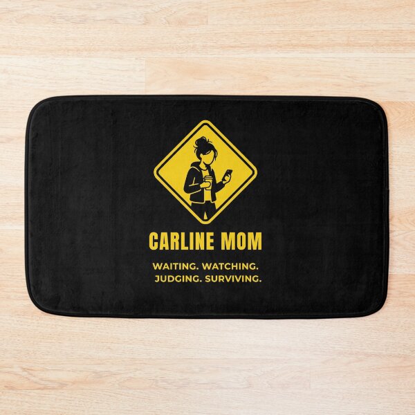 Item preview, Carline Mom – Waiting Watching Judging Surviving | Funny School Pickup Mom Shirt designed and sold by ValentinaHramov.