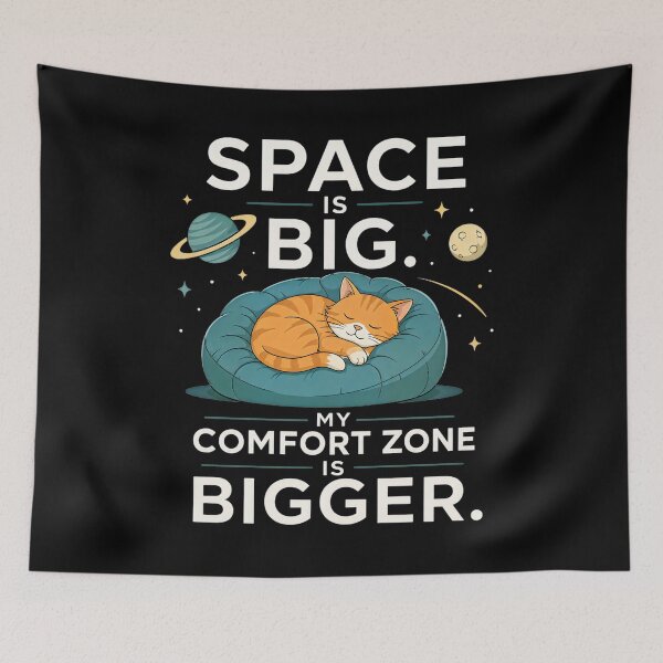 Item preview, Space is big, my comfort zone is bigger  designed and sold by FreshPixelArt.
