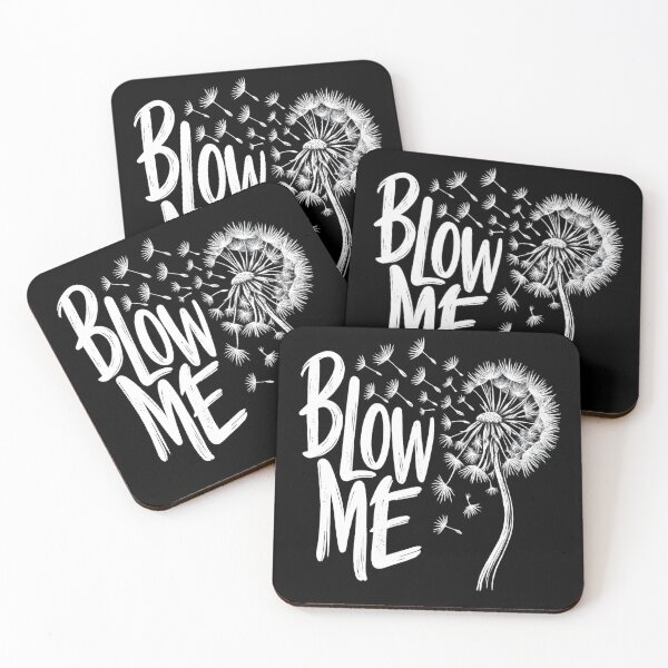 Item preview, Blow Me — Dandelion Typography Art designed and sold by FrescoDesign.