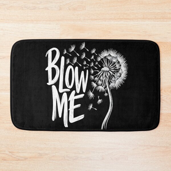 Item preview, Blow Me — Dandelion Typography Art designed and sold by FrescoDesign.