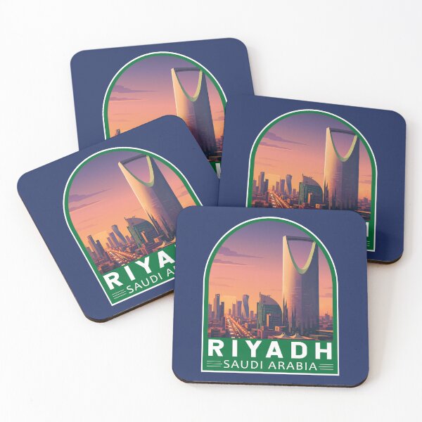 Item preview, Riyadh Saudi Arabia Travel Art Emblem designed and sold by KrisSidDesigns.