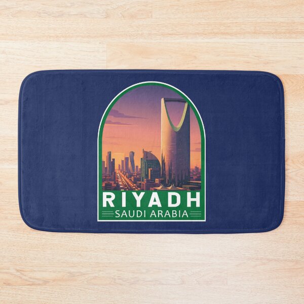 Item preview, Riyadh Saudi Arabia Travel Art Emblem designed and sold by KrisSidDesigns.