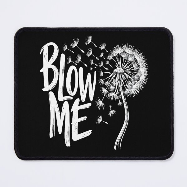 Item preview, Blow Me — Dandelion Typography Art designed and sold by FrescoDesign.