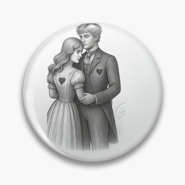 Item preview, The Wearable Hearts Couple designed and sold by Aesthetic drawings .