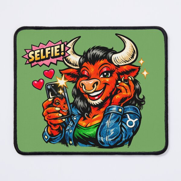 Item preview, Selfie Queen Taurus designed and sold by Emeraldella Designs.