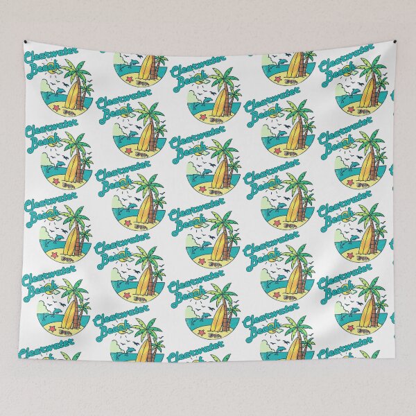 Item preview, Clearwater Beach Retro Vintage Surf T-Shirt | Beach Vacation Souvenir Gift designed and sold by DonnaRaine.