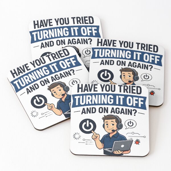 Item preview, Turn It Off Funny IT Support designed and sold by CoolTShirtDesign.