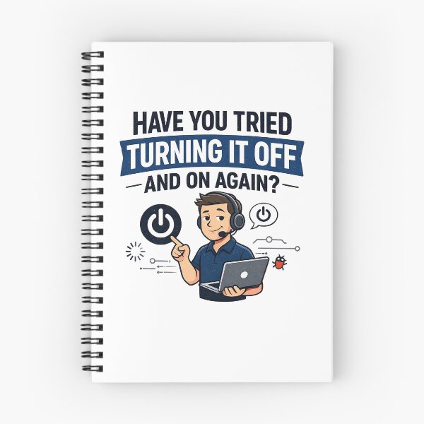 Item preview, Turn It Off Funny IT Support designed and sold by CoolTShirtDesign.