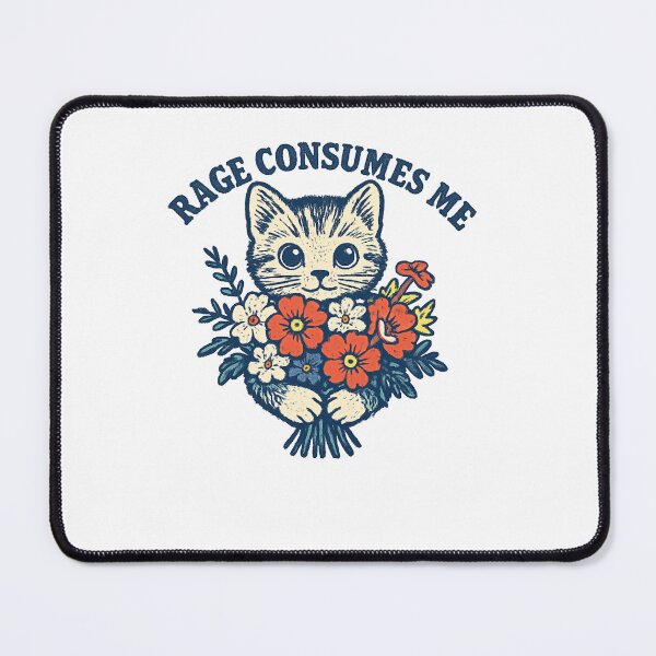 Item preview, Rage Consumes Me Kitten designed and sold by SiarheiYur.