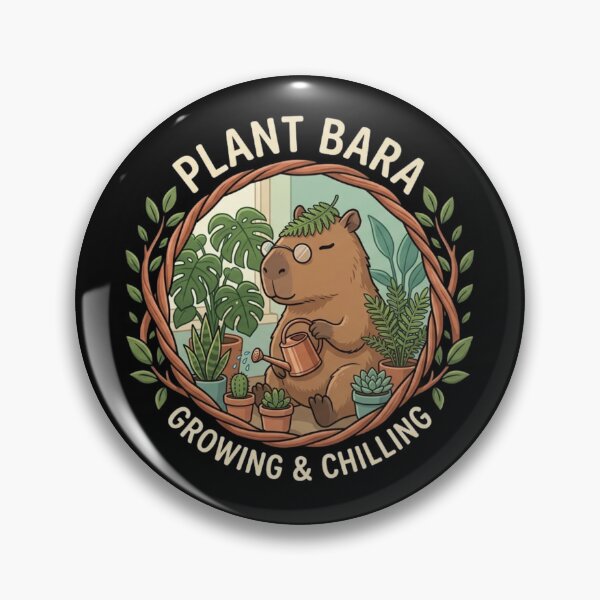 Item preview, Plant-Bara - Aesthetic Capybara Plant Parent Urban Jungle designed and sold by nbg2012.