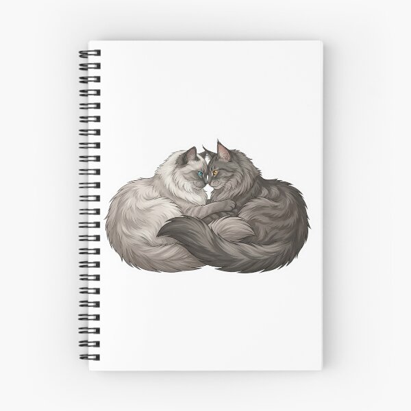 Item preview, Soulmate Cats Series #03 – Nose Touch Bond – Romantic Cat Art  designed and sold by Quiet Joy Studio.