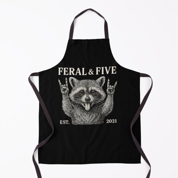 Item preview, Feral And Five Raccoon designed and sold by SiarheiYur.
