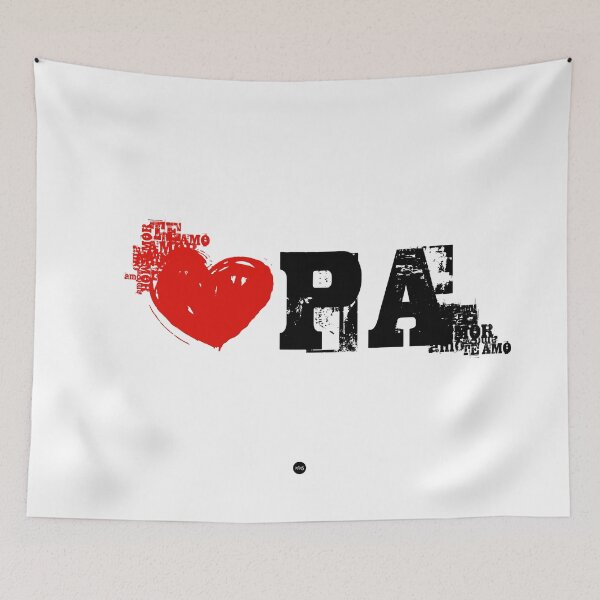 Item preview, I love you, Pa designed and sold by XUSRedbubble.
