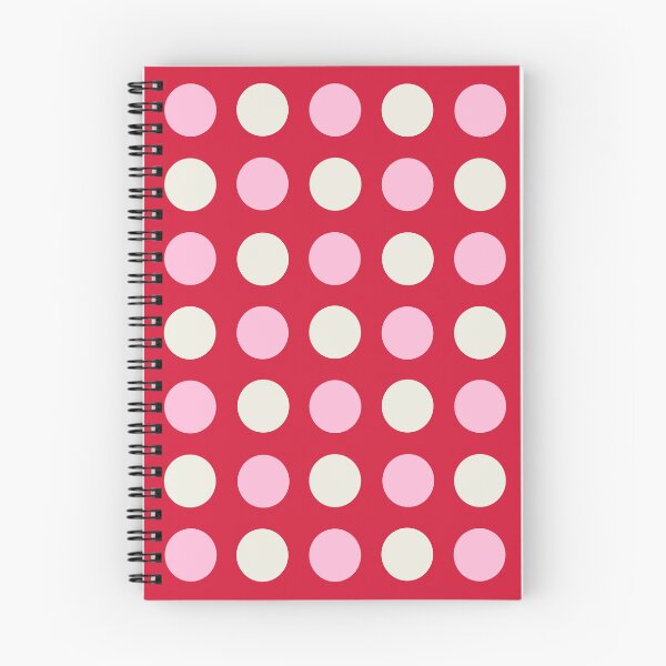 Item preview, COTTON CANDY PINK, CREAM and RED Symmetrical POLKA DOTS  designed and sold by RachelMacht.