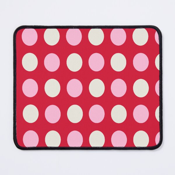 Item preview, COTTON CANDY PINK, CREAM and RED Symmetrical POLKA DOTS  designed and sold by RachelMacht.
