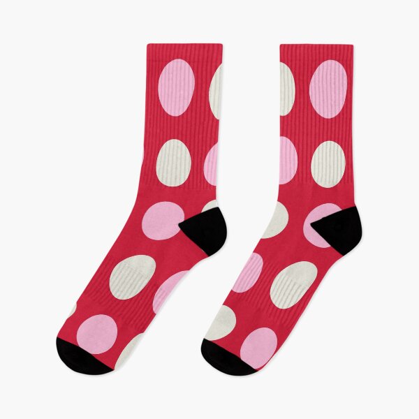Item preview, COTTON CANDY PINK, CREAM and RED Symmetrical POLKA DOTS  designed and sold by RachelMacht.