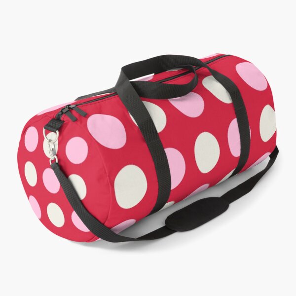 Item preview, COTTON CANDY PINK, CREAM and RED Symmetrical POLKA DOTS  designed and sold by RachelMacht.