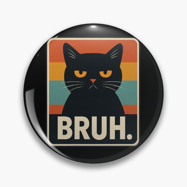 Item preview, Bruh Black Cat designed and sold by SiarheiYur.