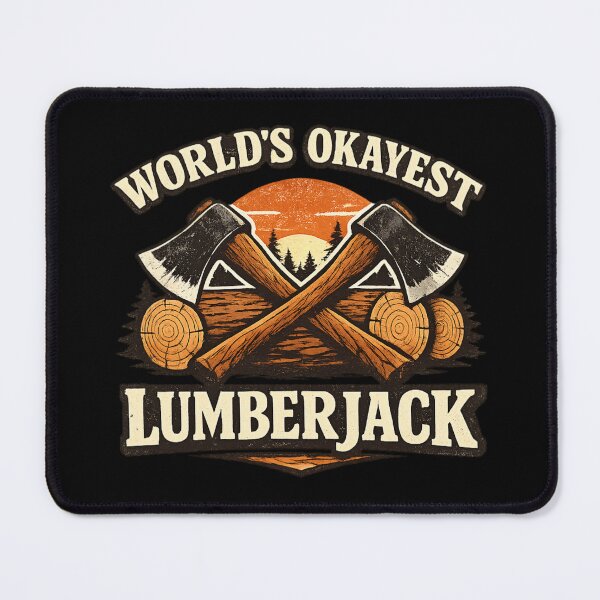 Item preview, World’s Okayest Lumberjack designed and sold by SidTastic .