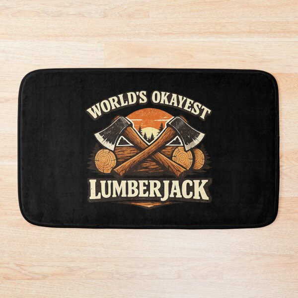 Item preview, World’s Okayest Lumberjack designed and sold by SidTastic .