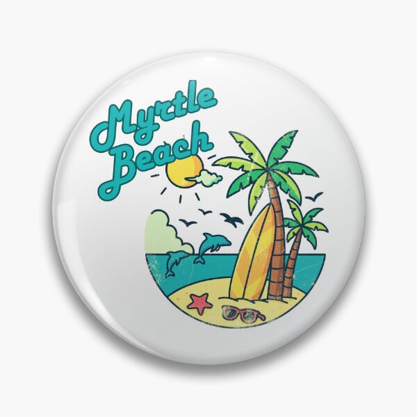 Item preview, Myrtle Beach Retro Vintage Surf T-Shirt | Beach Vacation Souvenir Gift designed and sold by DonnaRaine.
